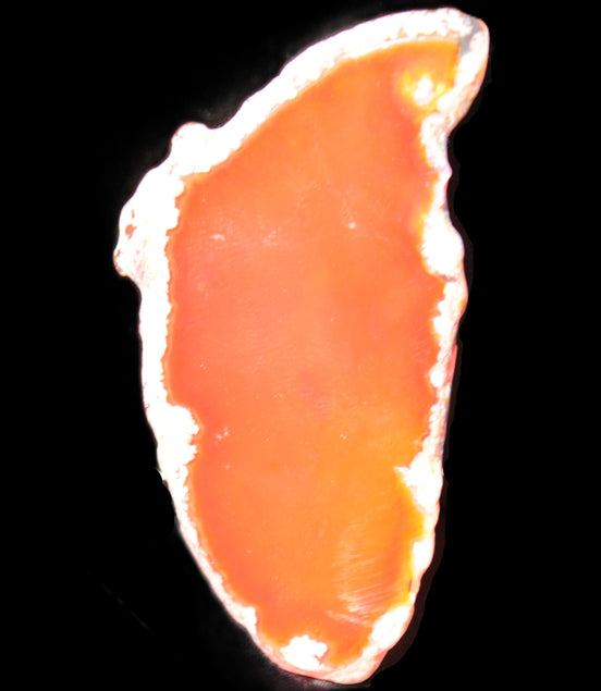 Burnt Orange Agate 75*5*38mm slice 24g Rocks and Things Store