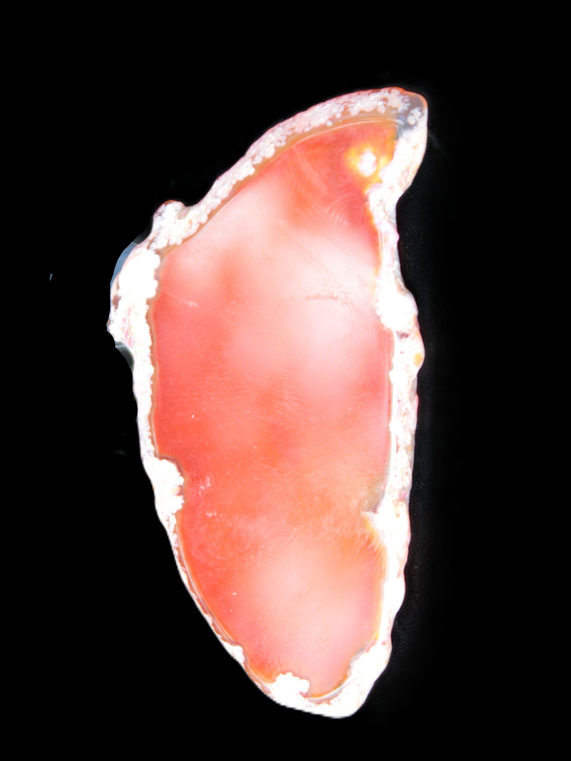 Burnt Orange Agate 75*5*38mm slice 24g Rocks and Things Store