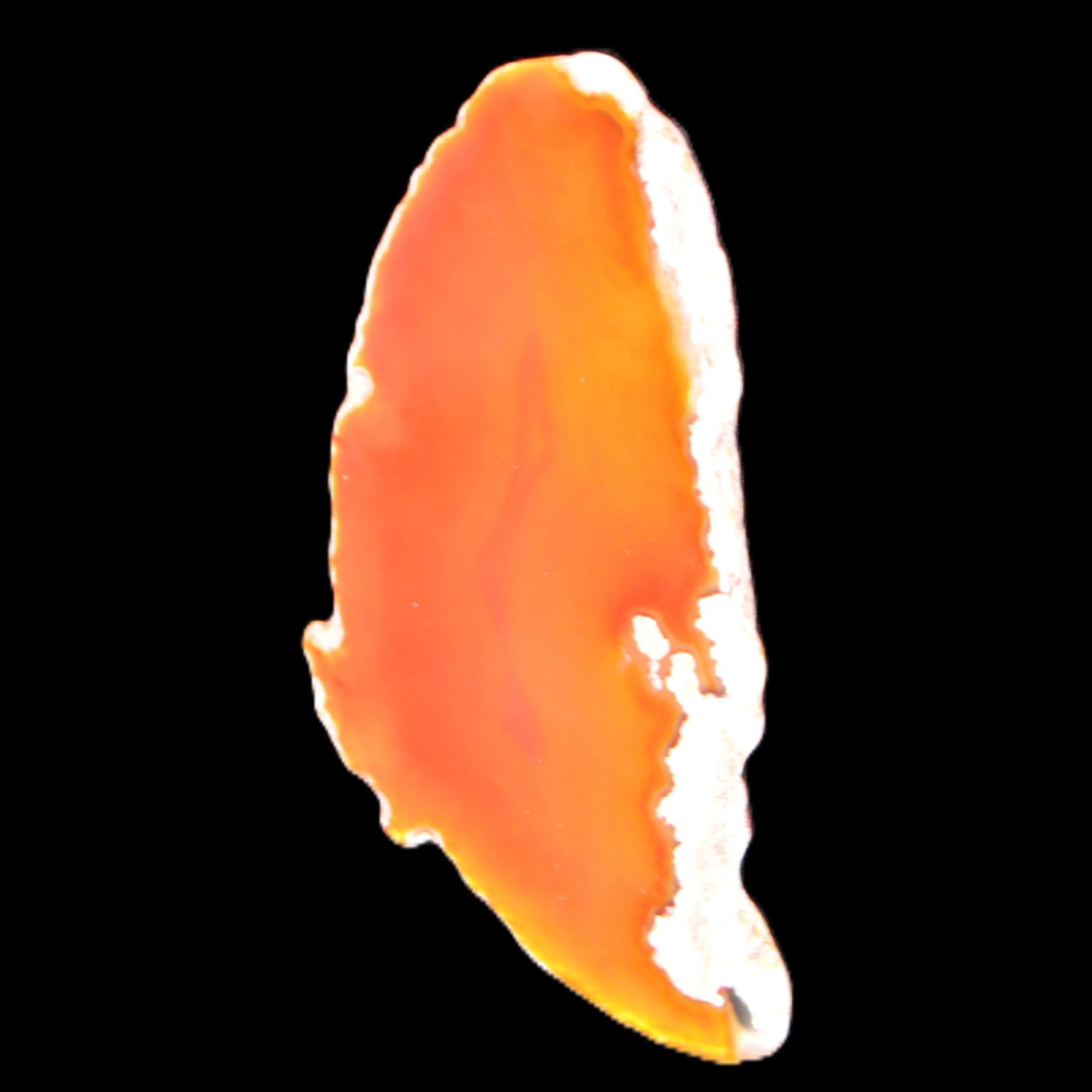 Burnt Orange Agate 75*5*38mm slice 24g Rocks and Things Store