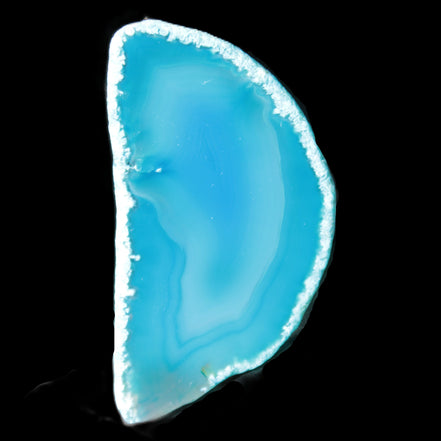 Blue Agate slice 69*5*38mm 24g Rocks and Things Store