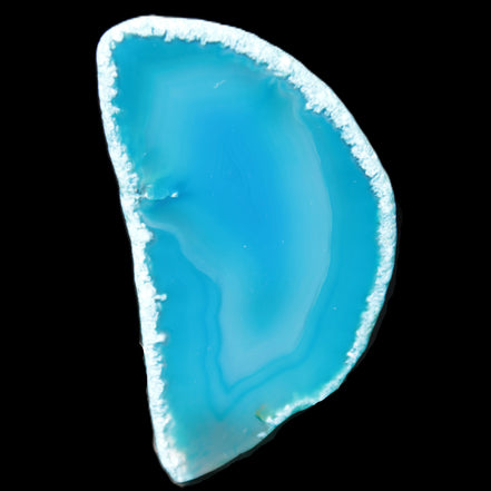 Blue Agate slice 69*5*38mm 24g Rocks and Things Store