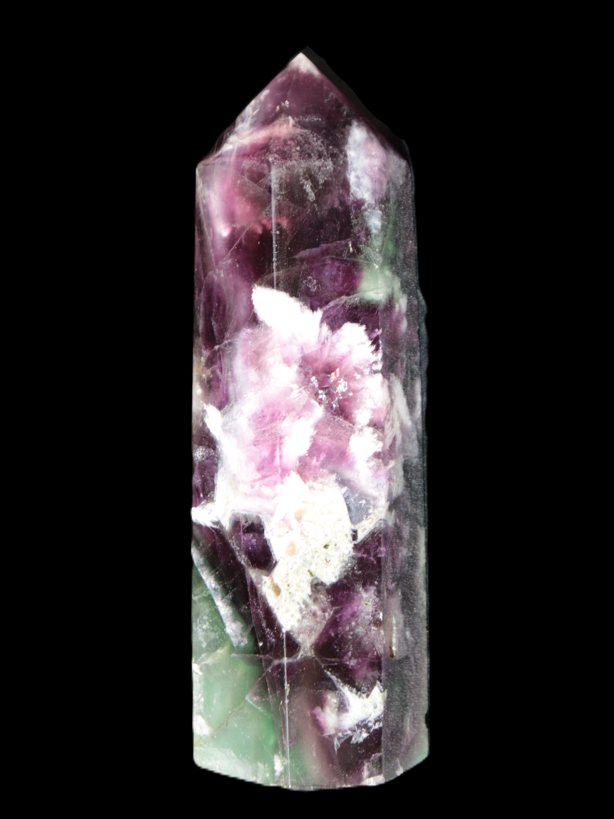 Feather Fluorite obelisk 100mm 178g Rocks and Things Store
