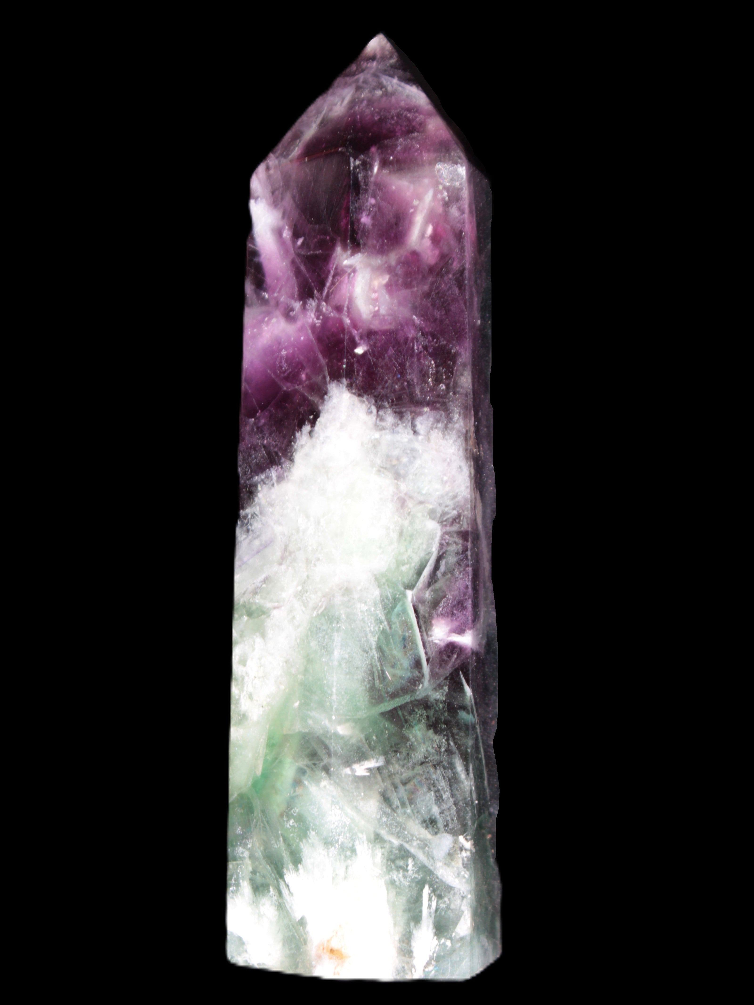 Feather Fluorite obelisk 100mm 178g Rocks and Things Store