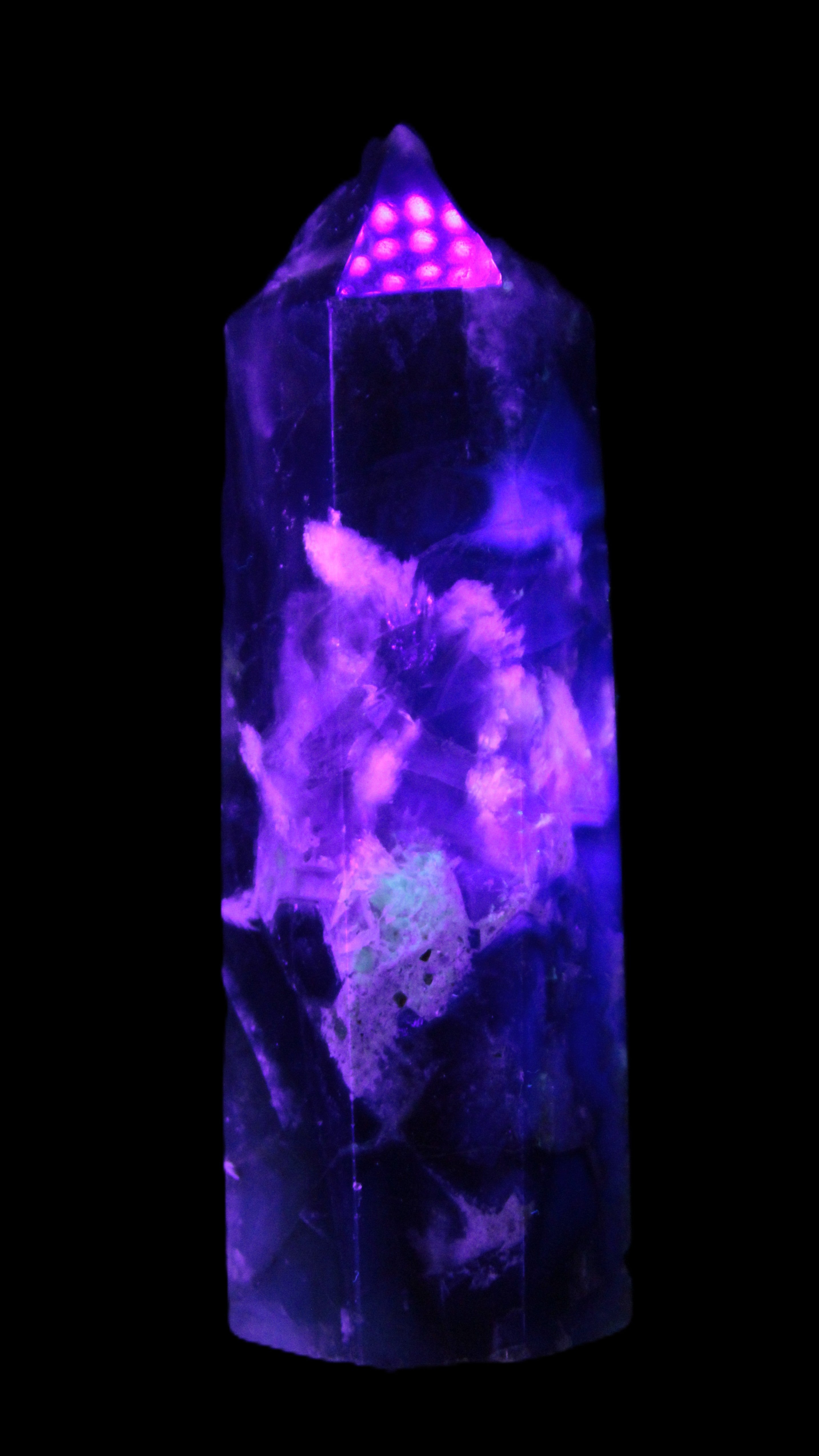 Feather Fluorite obelisk 100mm 178g Rocks and Things Store
