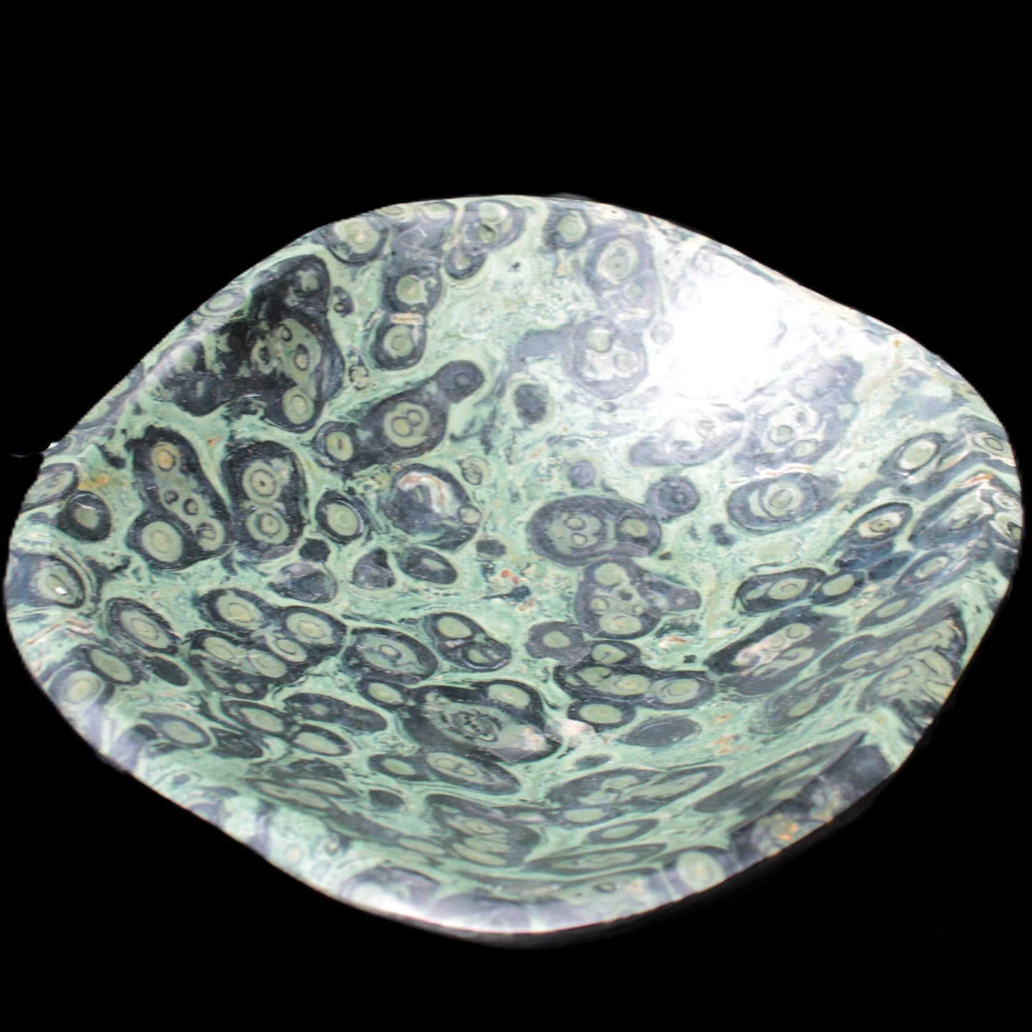 Kambaba Jasper bowl 203*203*49mm 1960g