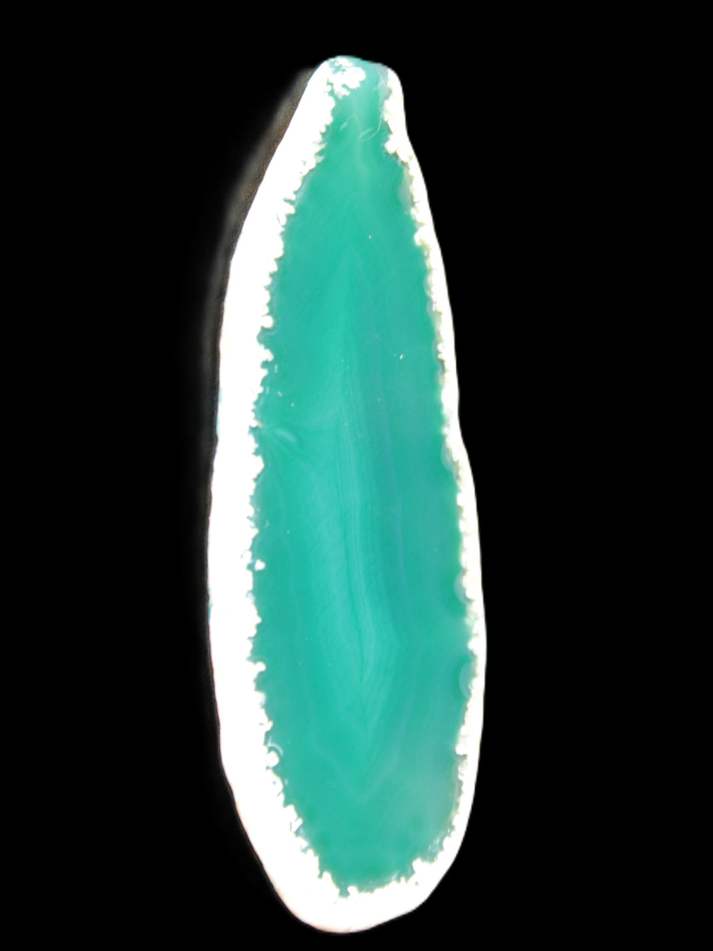 Green Agate 86*5*35mm slice 25.9g Rocks and Things Store