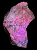 Natural Rhodonite specimen 120*81*50mm 700g in UV light - Rocks and Things Store