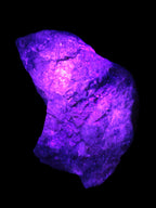 Natural Rhodonite specimen 120*81*50mm 700g in UV light - Rocks and Things Store