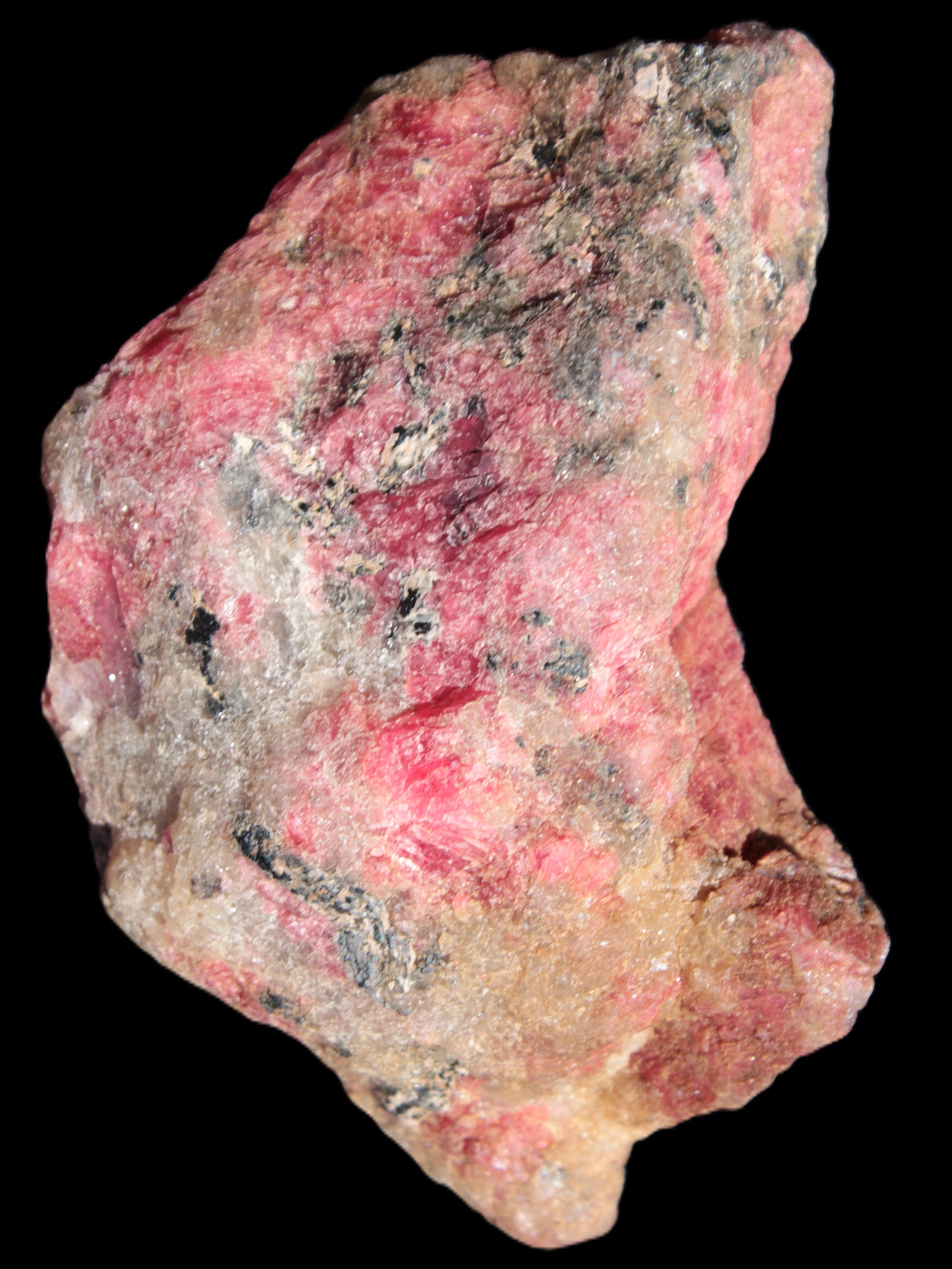 Natural Rhodonite specimen 120*81*50mm 700g Rocks and Things Store