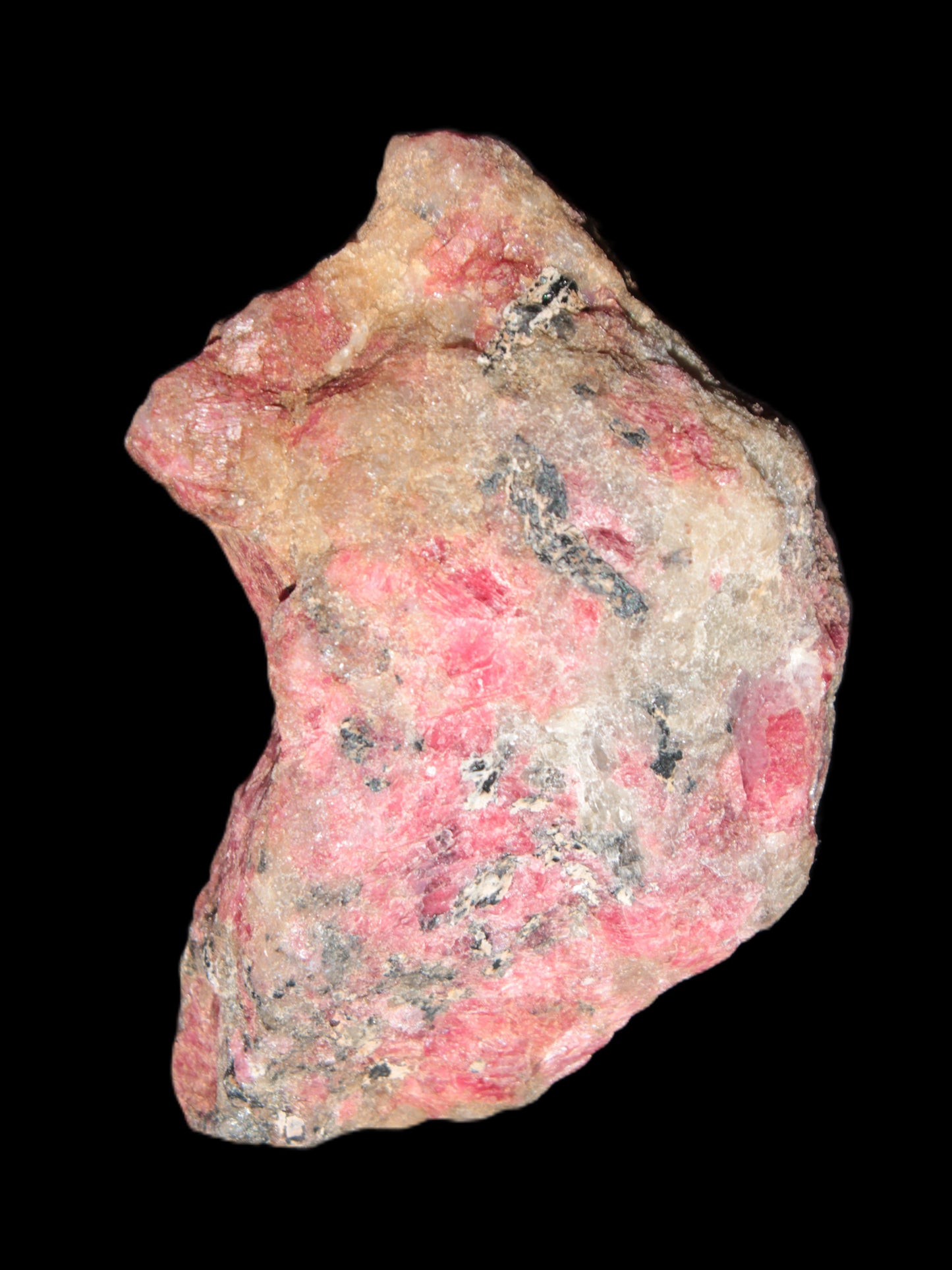 Natural Rhodonite specimen 120*81*50mm 700g Rocks and Things Store