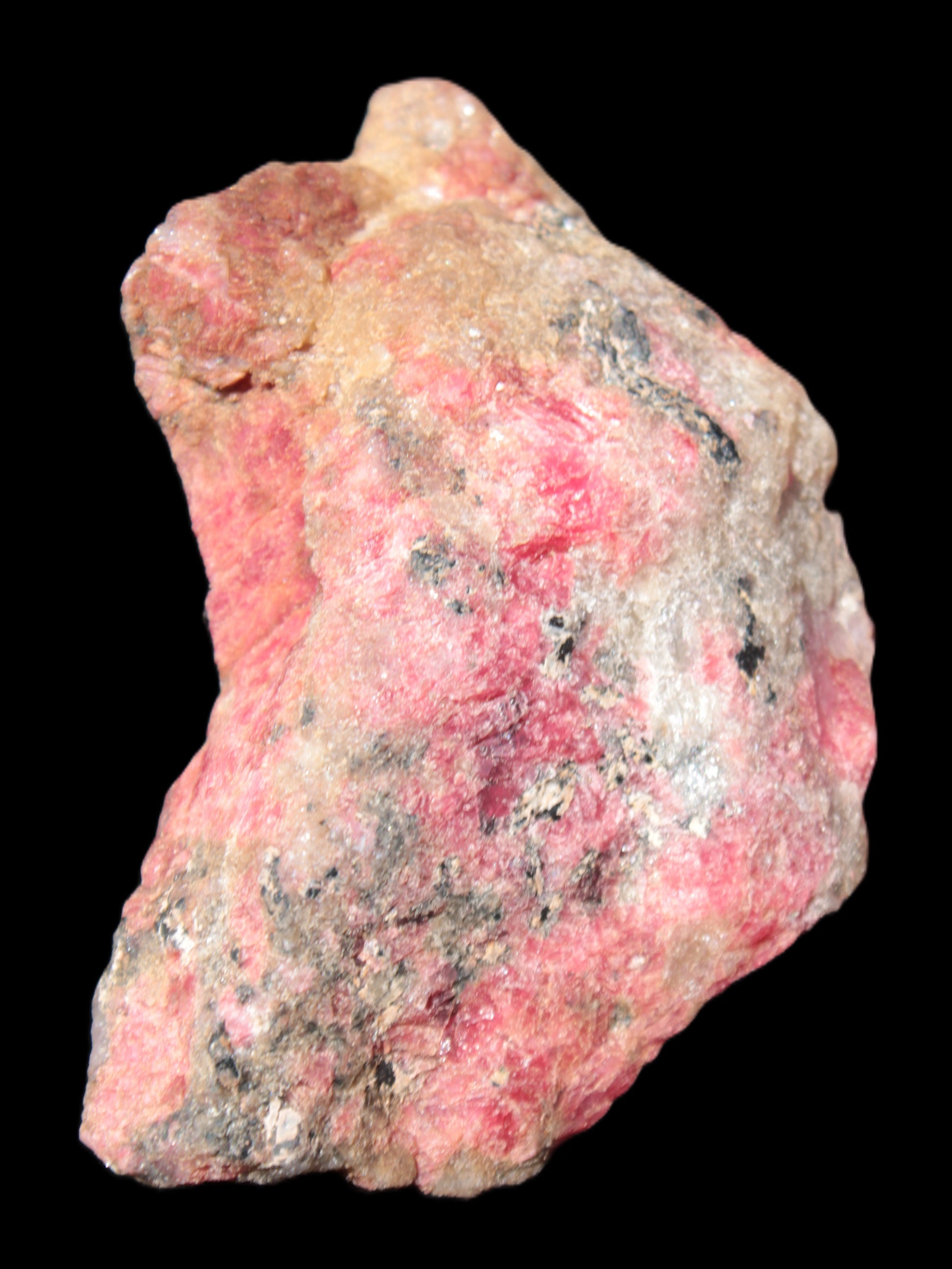 Natural Rhodonite specimen 120*81*50mm 700g Rocks and Things Store