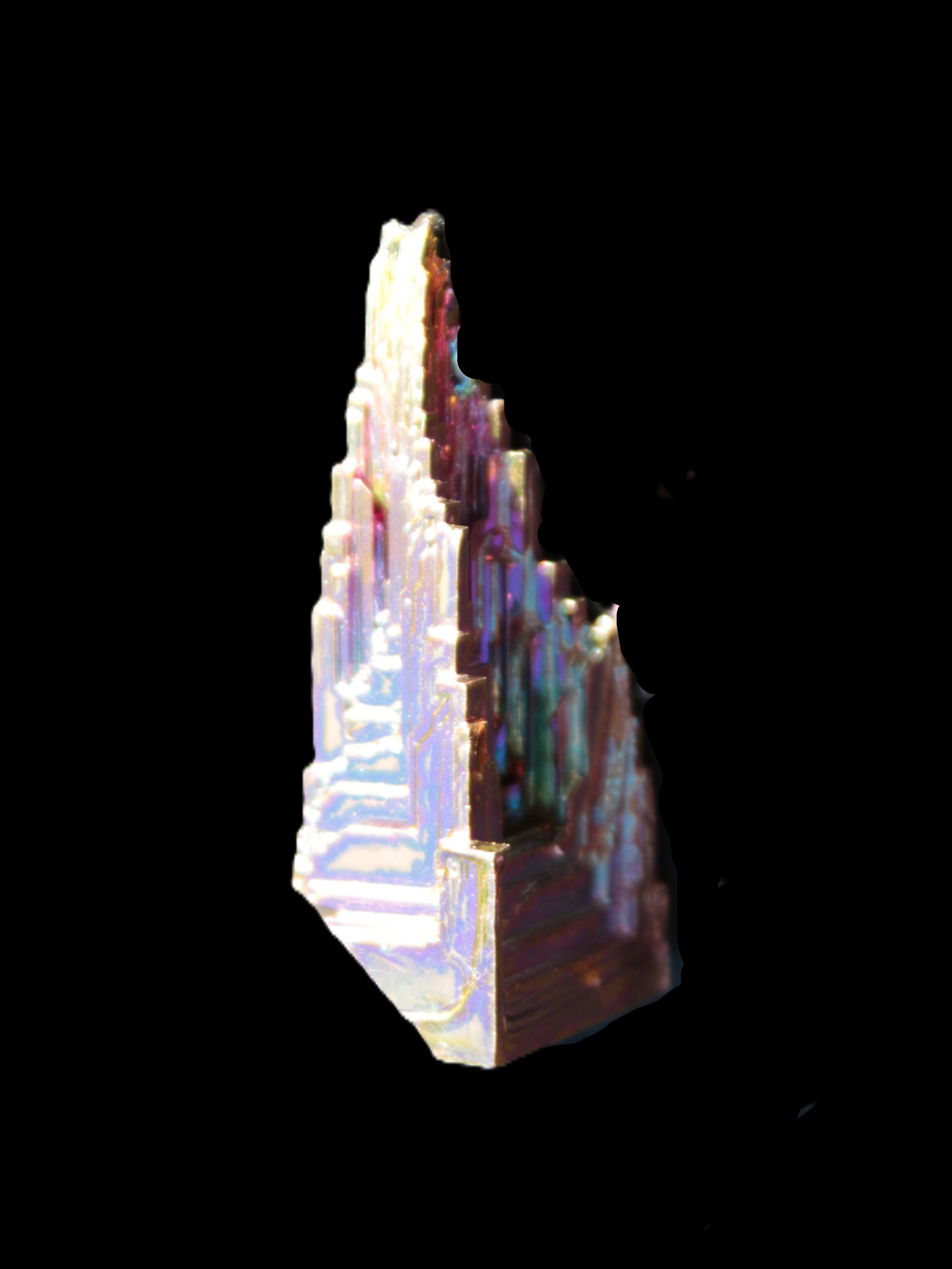 Bismuth crystal 20*49mm 32.5g Rocks and Things Store