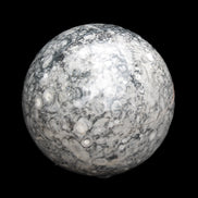 Large Fossiliferous Ammonite and Orthoceras Marble sphere 173mm 7440g