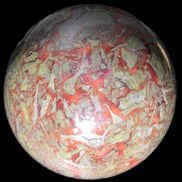 Huge Dragons Blood Stone sphere 164mm 7040g in sunlight