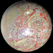 Huge Dragons Blood Stone sphere 164mm 7040g in sunlight