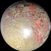 Huge Dragons Blood Stone sphere 164mm 7040g in sunlight