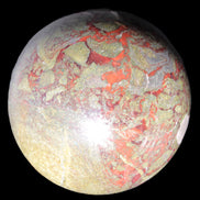 Huge Dragons Blood Stone sphere 164mm 7040g in sunlight