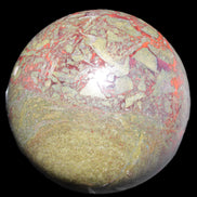 Huge Dragons Blood Stone sphere 164mm 7040g in sunlight
