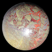 Huge Dragons Blood Stone sphere 164mm 7040g in sunlight