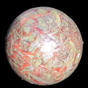Huge Dragons Blood Stone sphere 164mm 7040g in sunlight