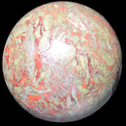 Huge Dragons Blood Stone sphere 164mm 7040g in sunlight