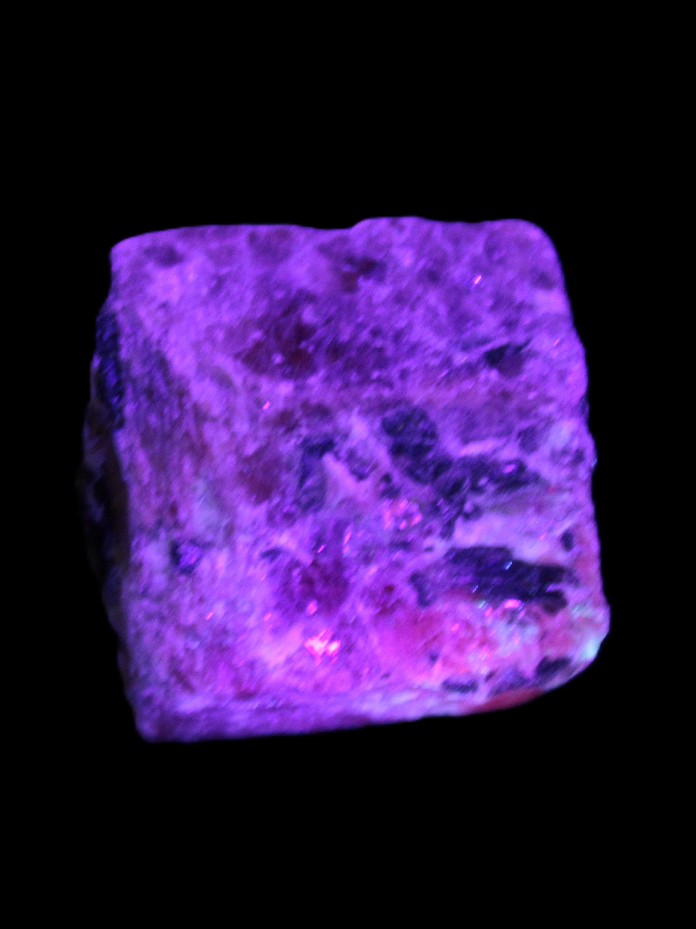 Red Ruby Corundum natural crystal 31*30*32mm 85g Rocks and Things Store