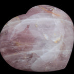 Big Rose Quartz heart 198*178*78mm 3840g in sunlight - Rocks and Things Store