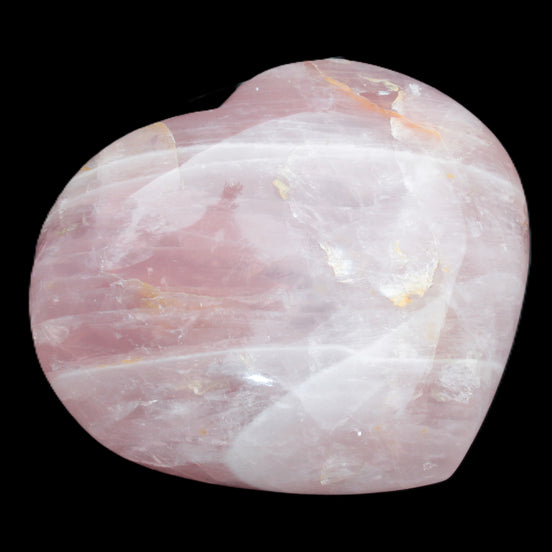 Big Rose Quartz heart 198*178*78mm 3840g in sunlight - Rocks and Things Store