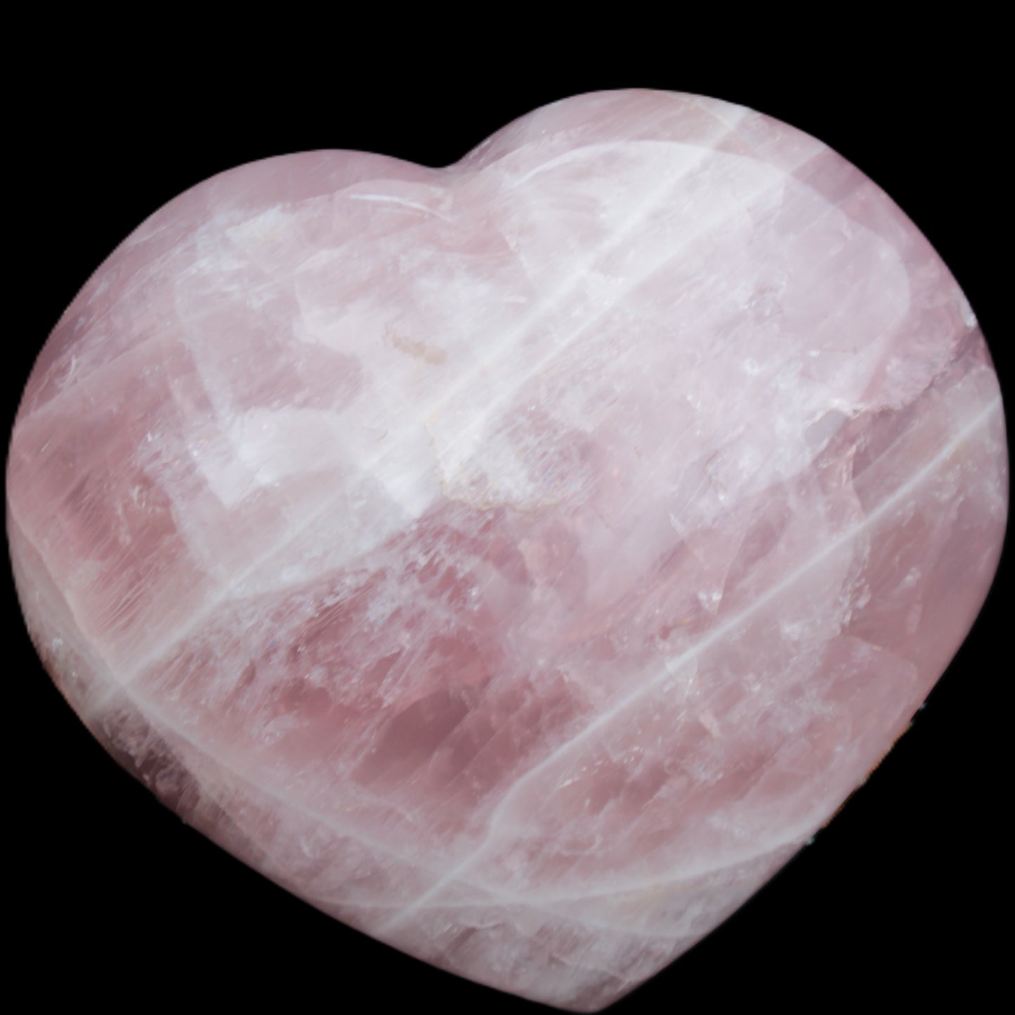 Big Rose Quartz heart 198*178*78mm 3840g