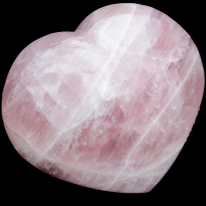 Big Rose Quartz heart 198*178*78mm 3840g