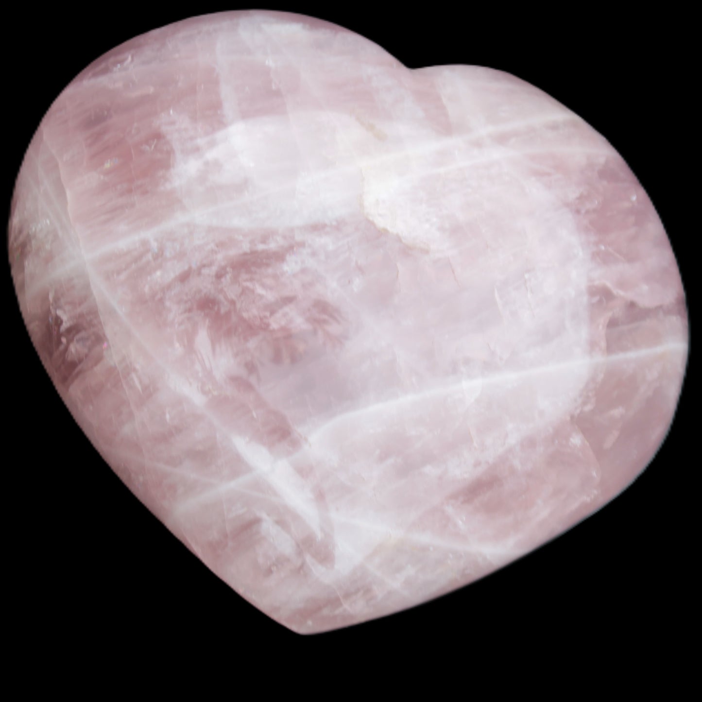 Big Rose Quartz heart 198*178*78mm 3840g