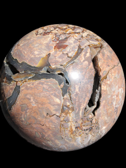 Massive Volcano Agate sphere 185mm 7920g