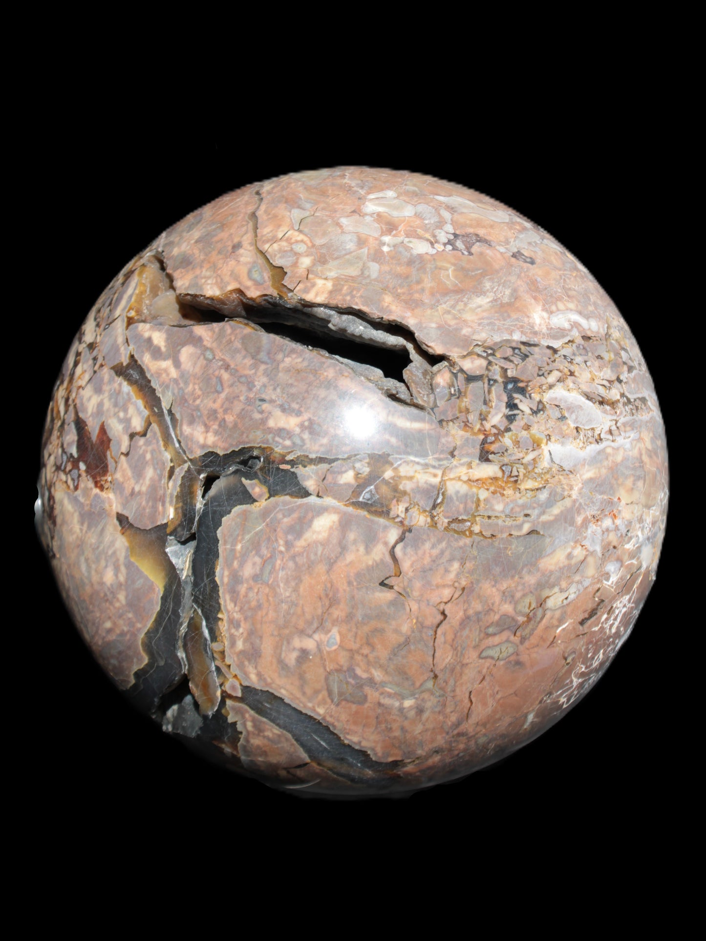 Massive Volcano Agate sphere 185mm 7920g