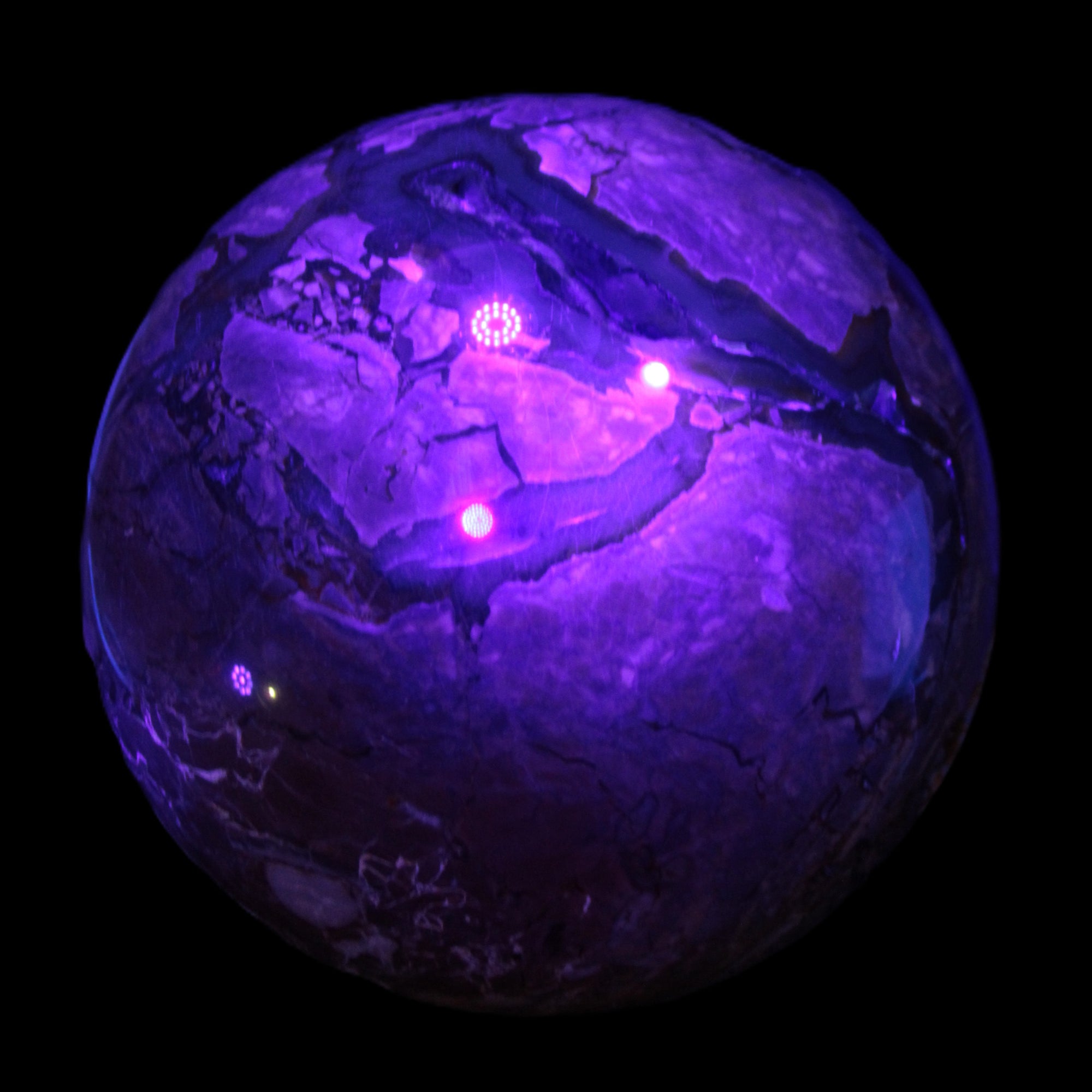 Massive Volcano Agate sphere 185mm 7920g