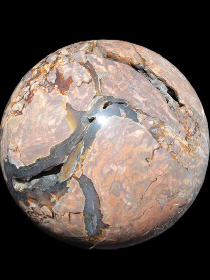 Massive Volcano Agate sphere 185mm 7920g