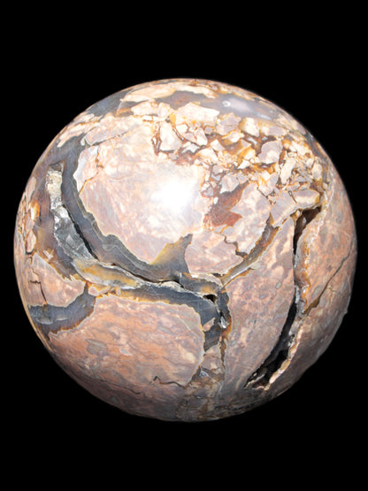 Massive Volcano Agate sphere 185mm 7920g