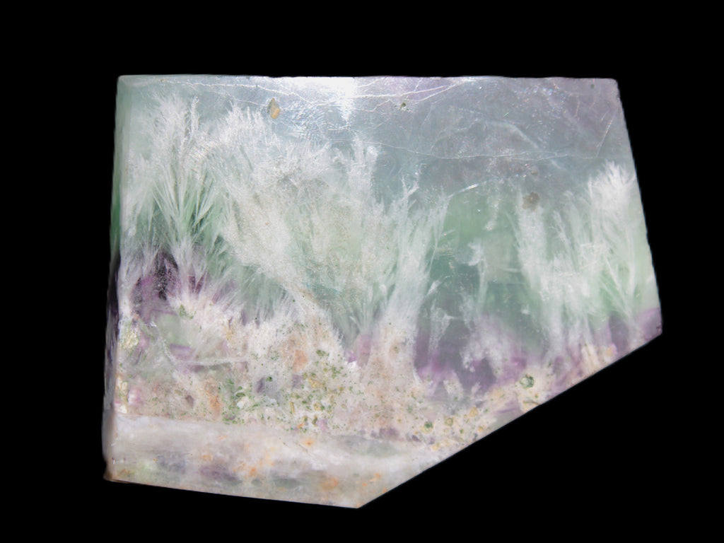 Fluorite slice 94*76*18mm 316g Rocks and Things Store