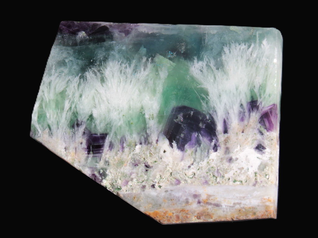 Fluorite slice 94*76*18mm 316g Rocks and Things Store