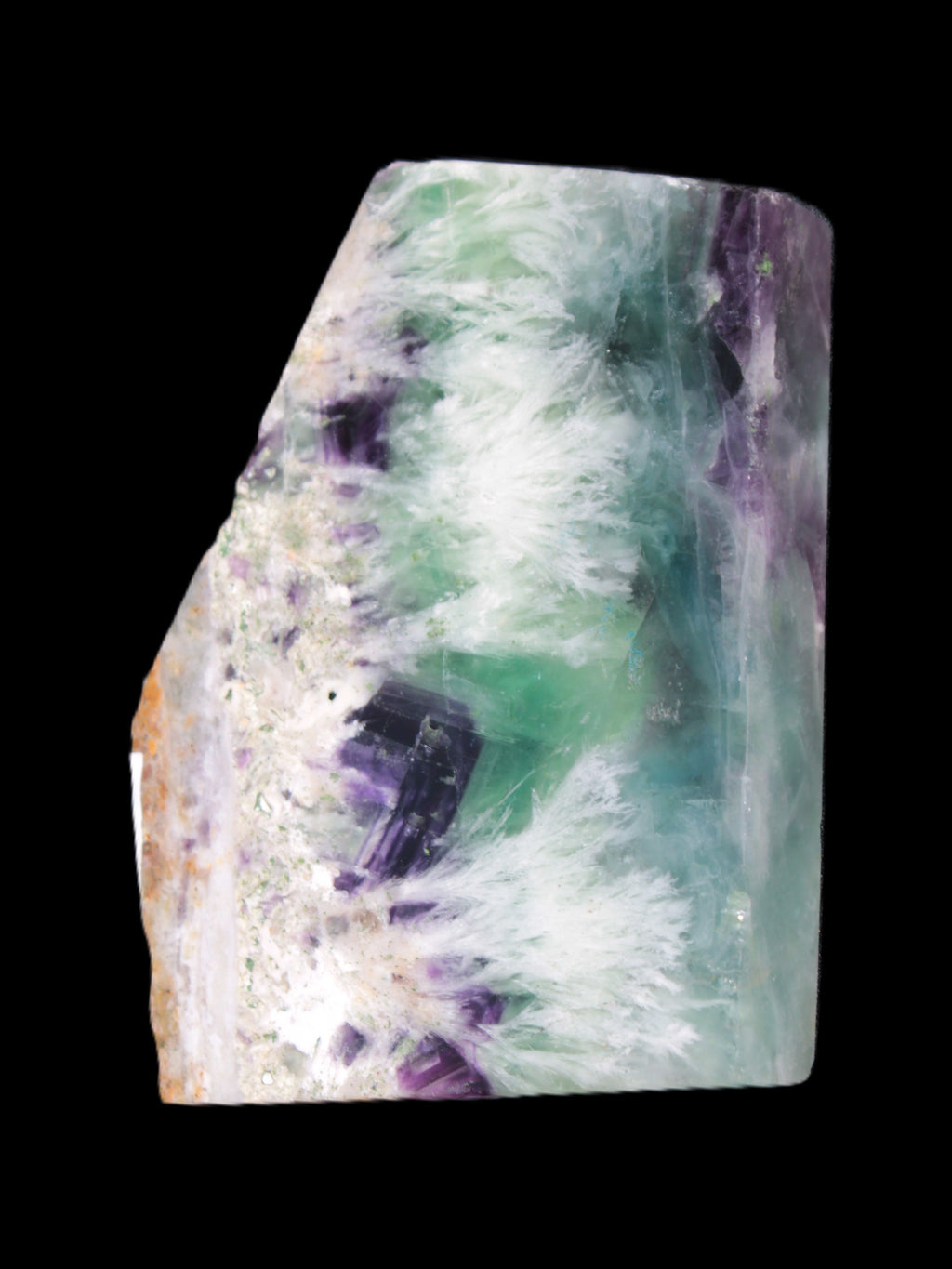 Fluorite slice 94*76*18mm 316g Rocks and Things Store