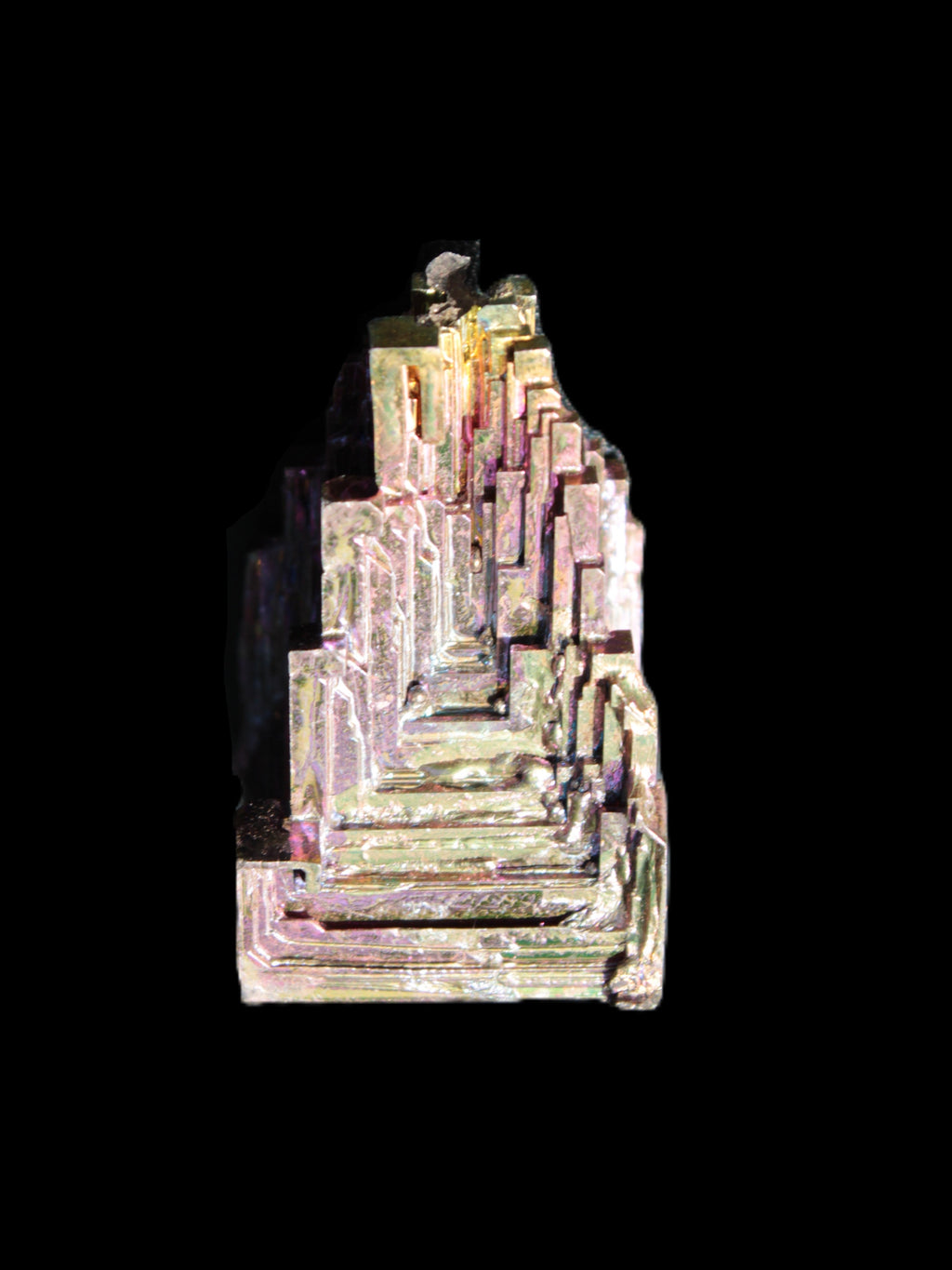 Bismuth castle crystal 23*39mm 54.4g Rocks and Things Store