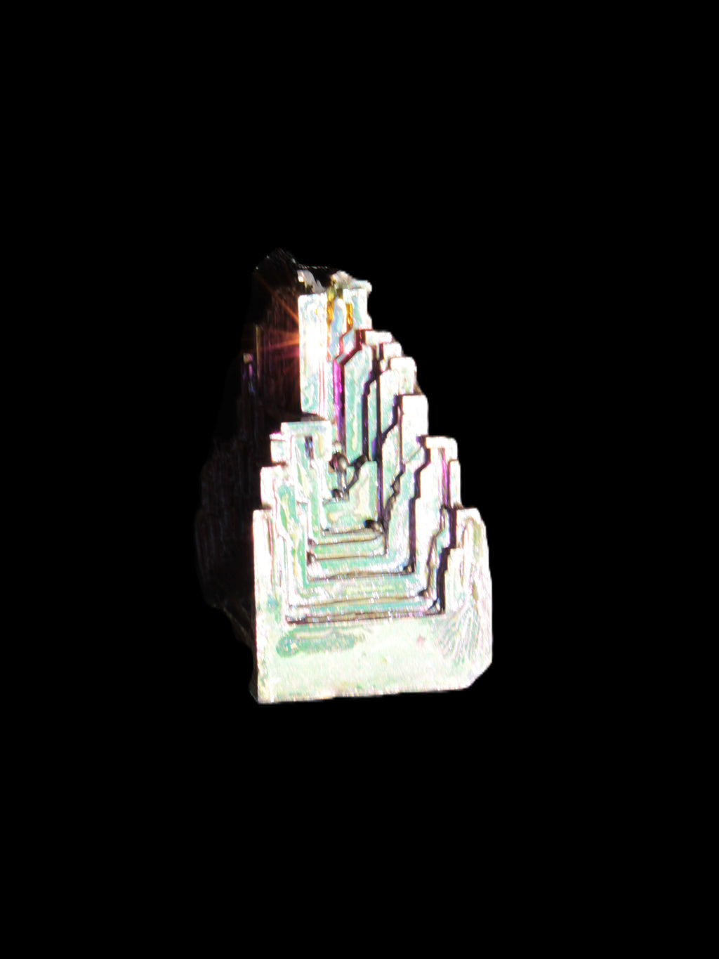 Bismuth castle crystal 23*39mm 54.4g Rocks and Things Store