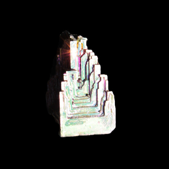 Bismuth castle crystal 23*39mm 54.4g in sunlight - Rocks and Things Store