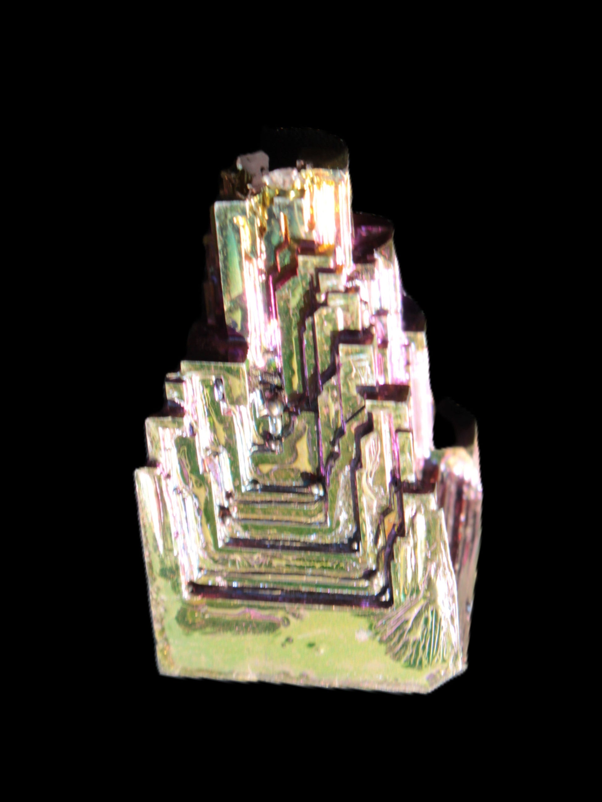 Bismuth castle crystal 23*39mm 54.4g Rocks and Things Store