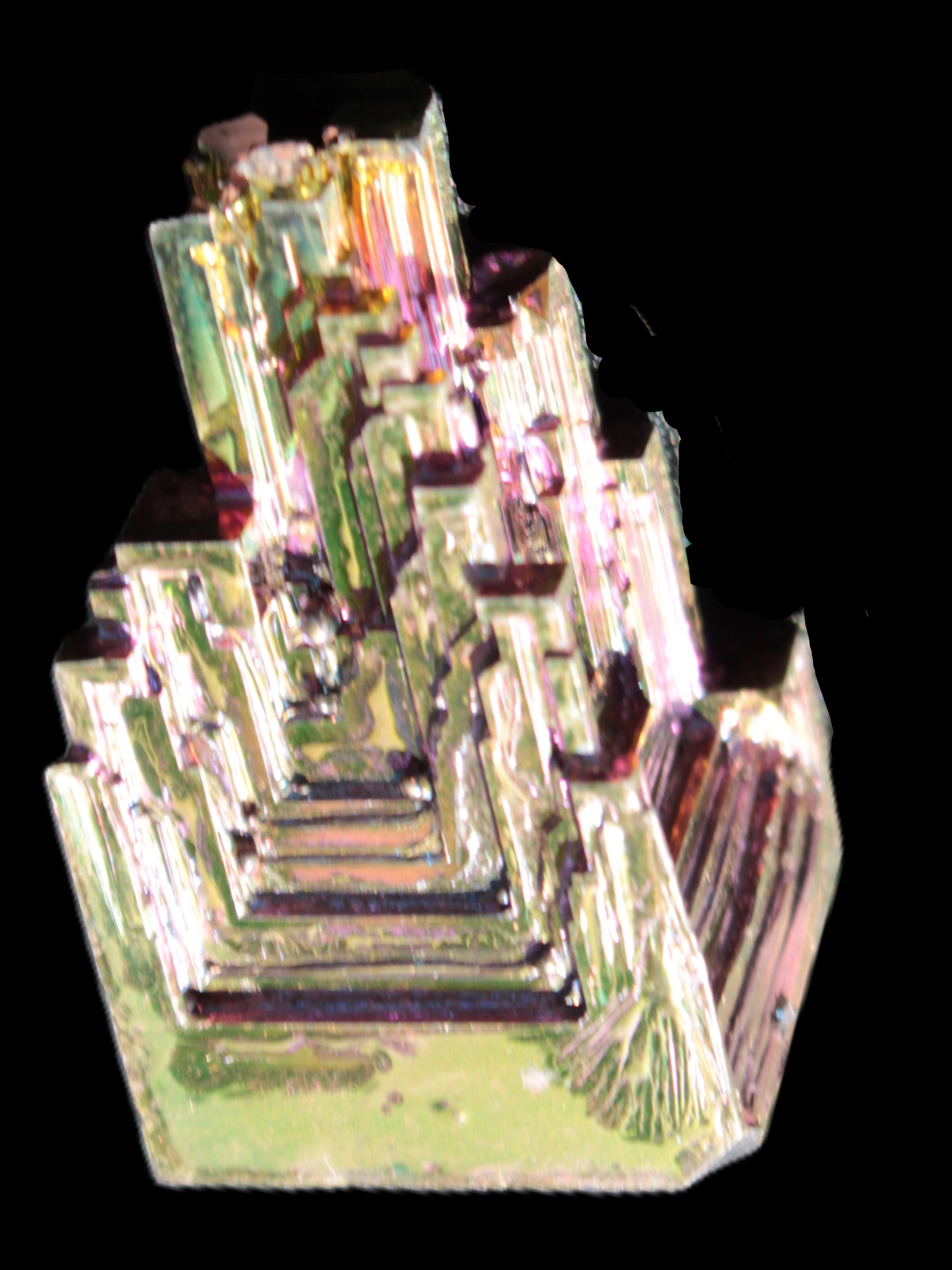 Bismuth castle crystal 23*39mm 54.4g Rocks and Things Store