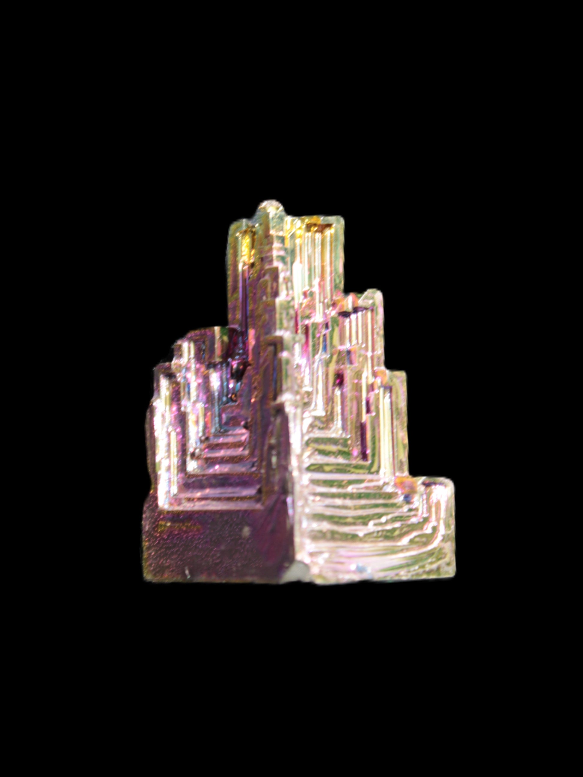 Bismuth castle crystal 23*39mm 54.4g Rocks and Things Store