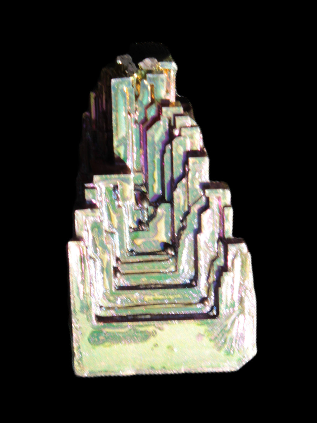Bismuth castle crystal 23*39mm 54.4g Rocks and Things Store