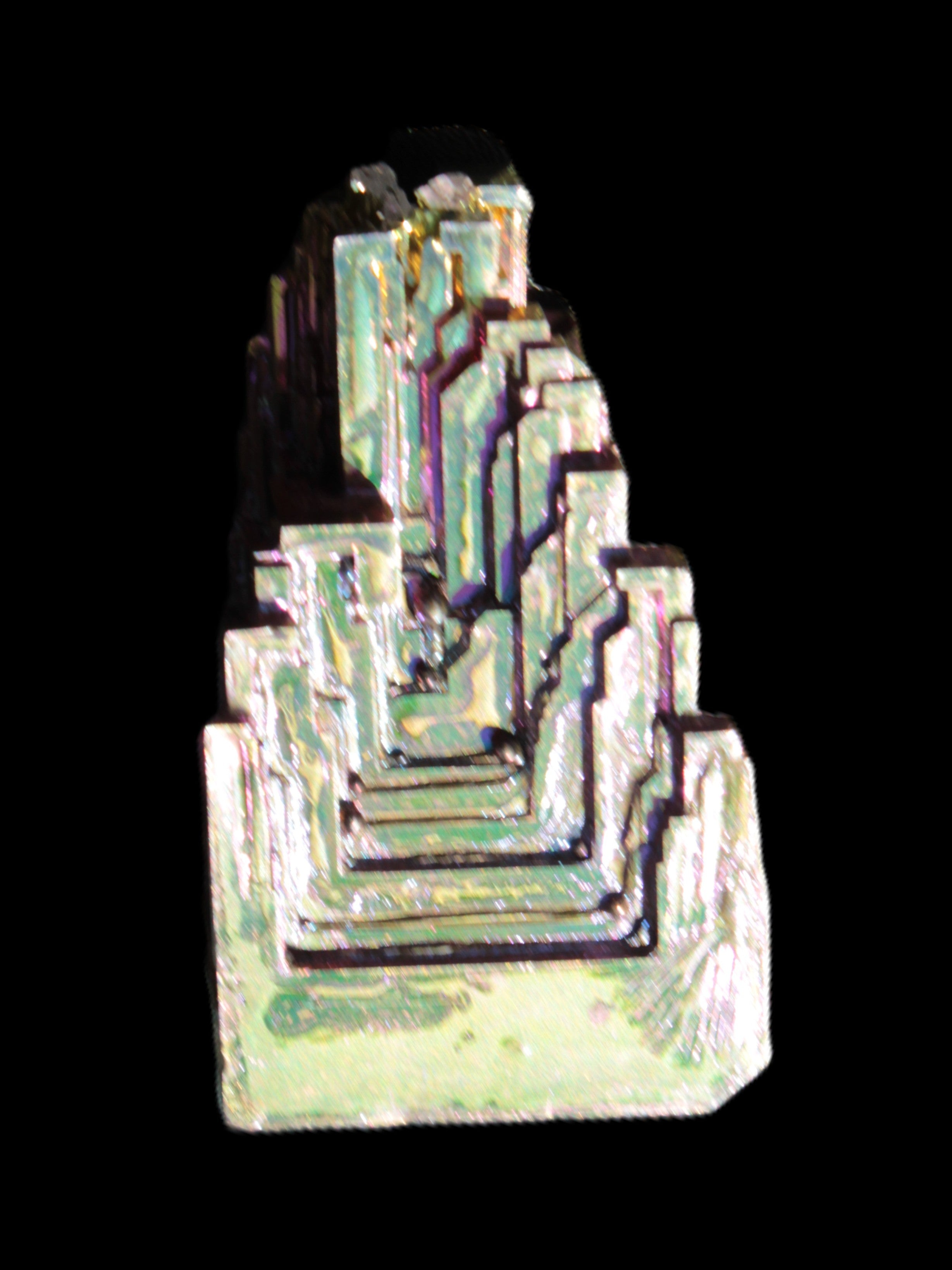 Bismuth castle crystal 23*39mm 54.4g Rocks and Things Store