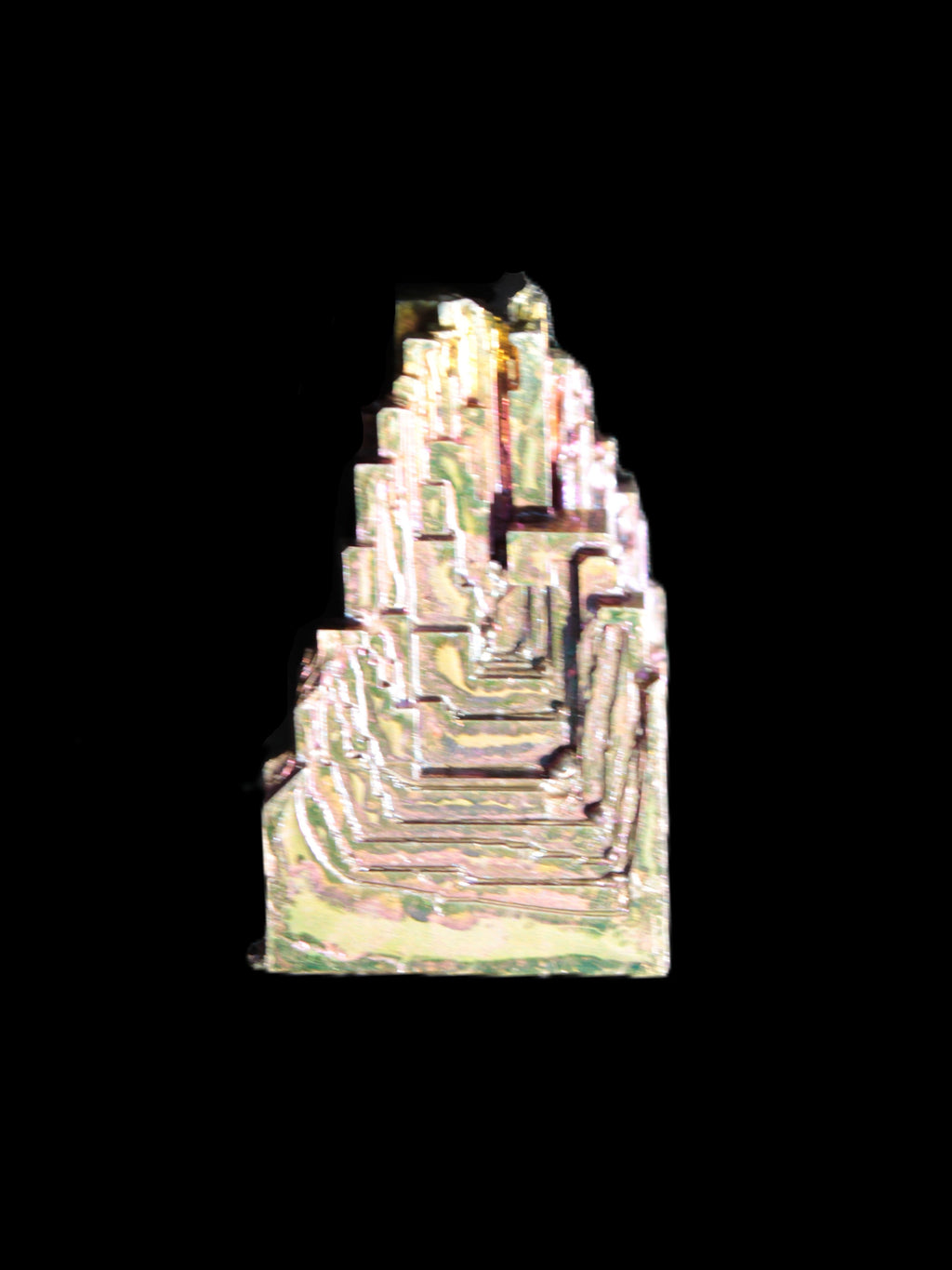 Bismuth castle crystal 23*39mm 54.4g Rocks and Things Store