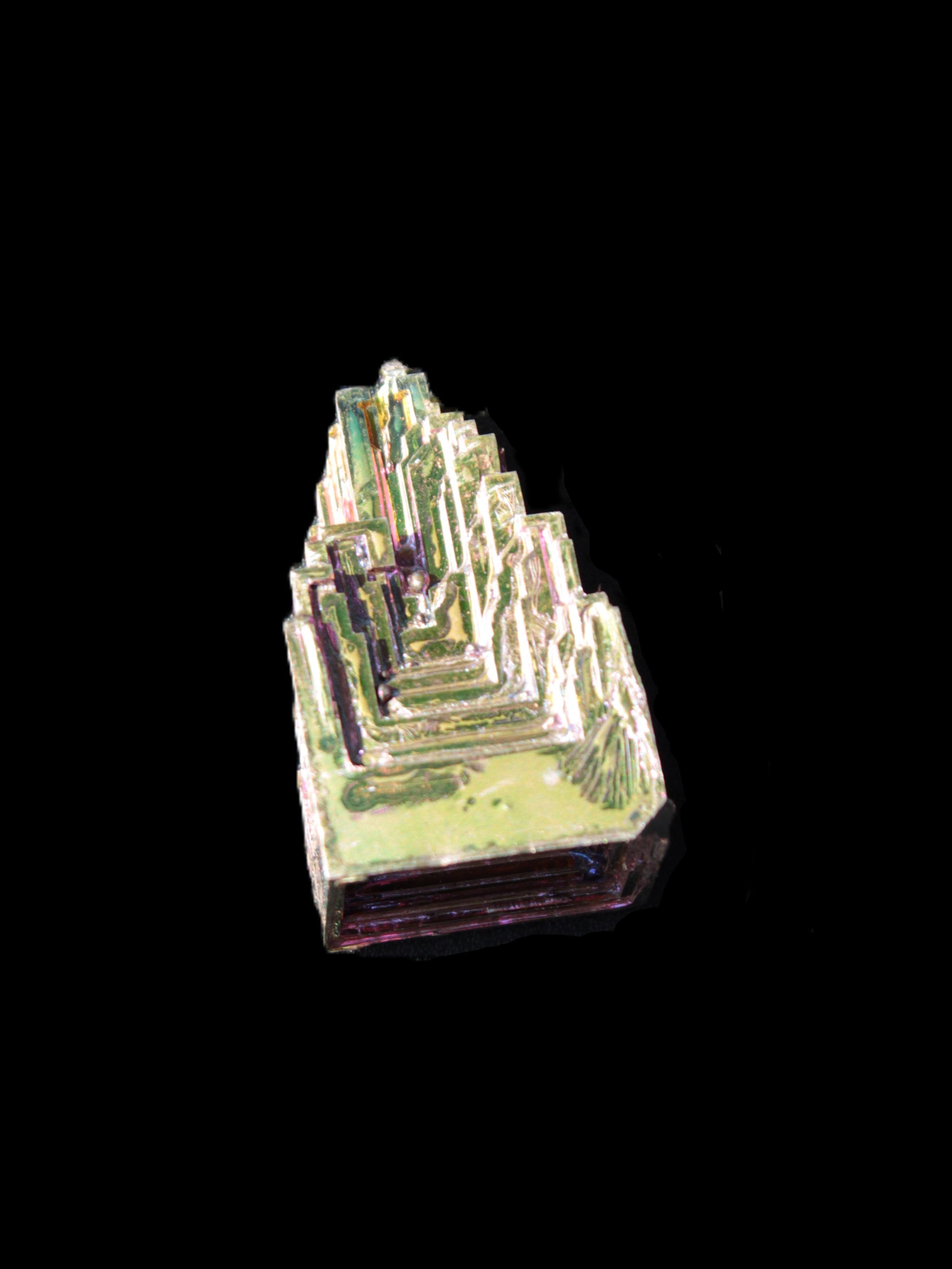 Bismuth castle crystal 23*39mm 54.4g Rocks and Things Store