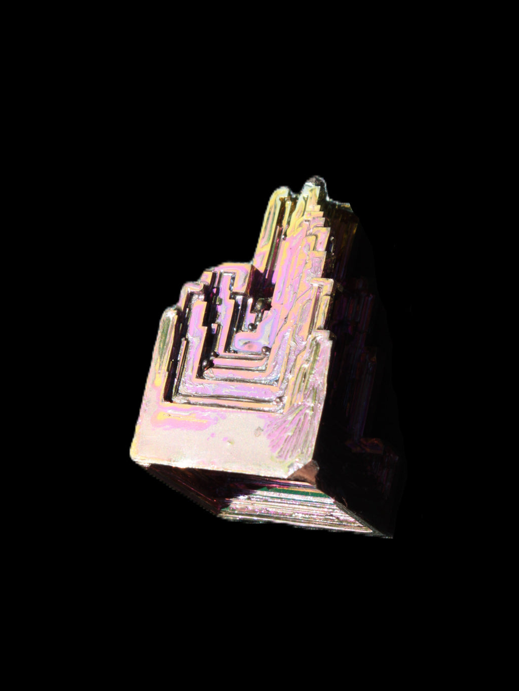 Bismuth castle crystal 23*39mm 54.4g Rocks and Things Store